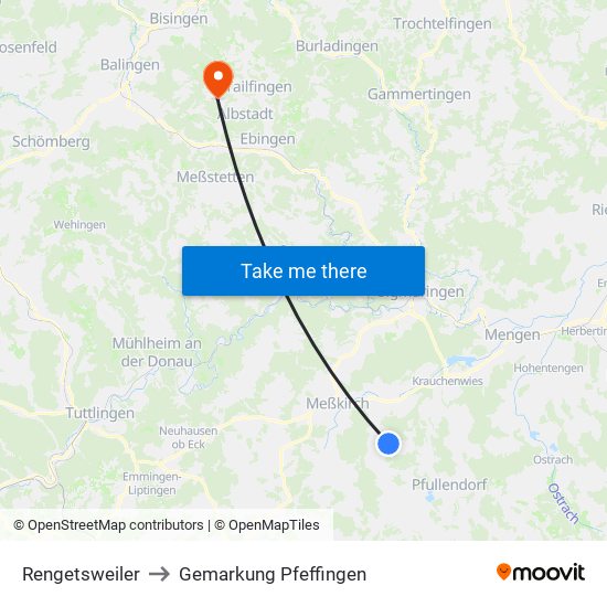 Rengetsweiler to Gemarkung Pfeffingen map