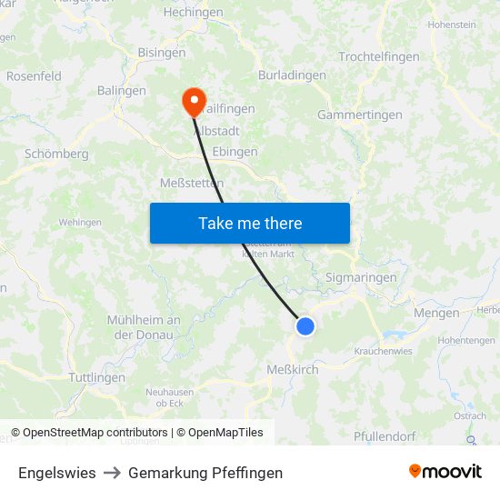 Engelswies to Gemarkung Pfeffingen map