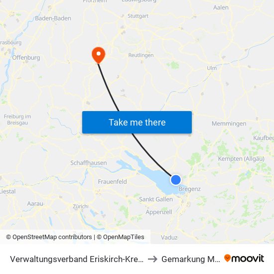 Verwaltungsverband Eriskirch-Kressbronn am Bodensee-Langenargen to Gemarkung Mühlen am Neckar map