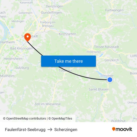 Faulenfürst-Seebrugg to Scherzingen map