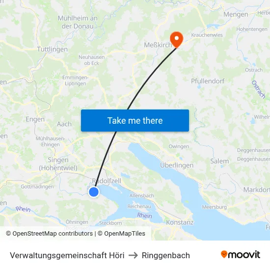 Verwaltungsgemeinschaft Höri to Ringgenbach map