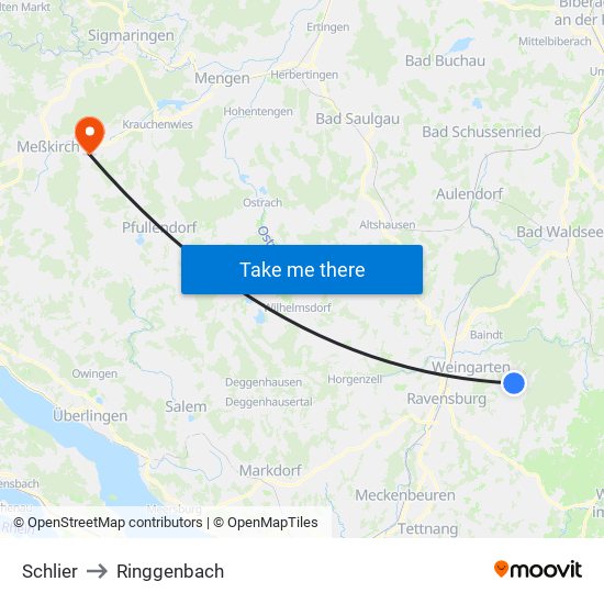 Schlier to Ringgenbach map