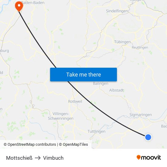 Mottschieß to Vimbuch map