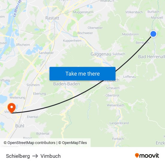 Schielberg to Vimbuch map
