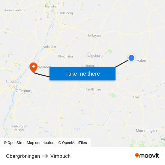 Obergröningen to Vimbuch map