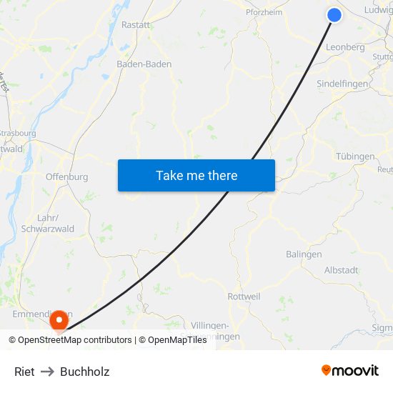 Riet to Buchholz map