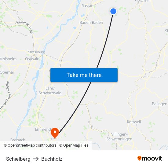 Schielberg to Buchholz map