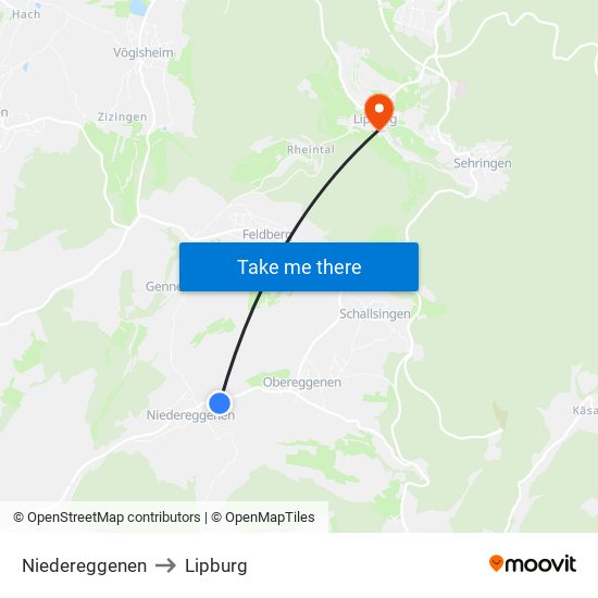 Niedereggenen to Lipburg map