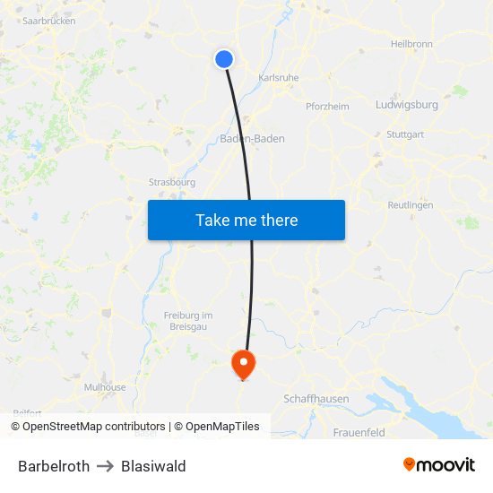 Barbelroth to Blasiwald map