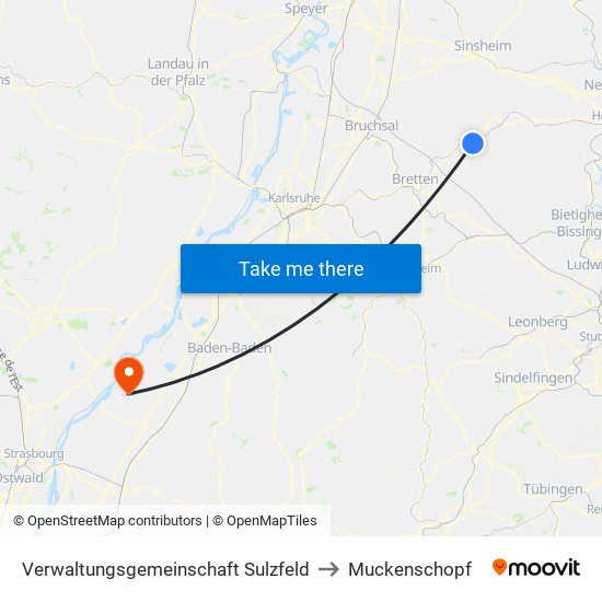 Verwaltungsgemeinschaft Sulzfeld to Muckenschopf map