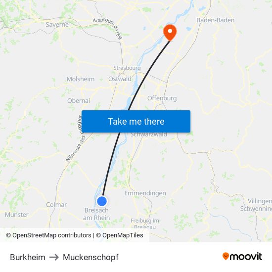 Burkheim to Muckenschopf map