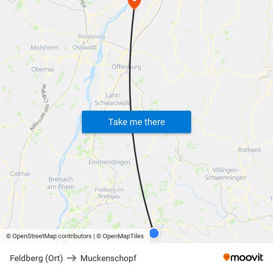 Feldberg (Ort) to Muckenschopf map