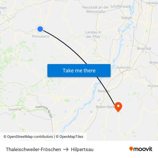 Thaleischweiler-Fröschen to Hilpertsau map