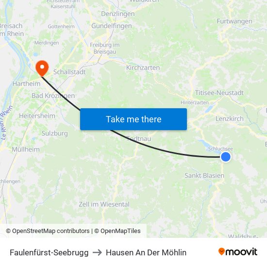 Faulenfürst-Seebrugg to Hausen An Der Möhlin map