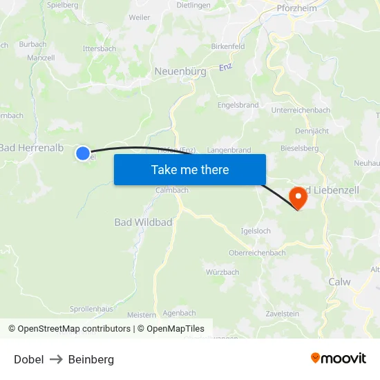 Dobel to Beinberg map