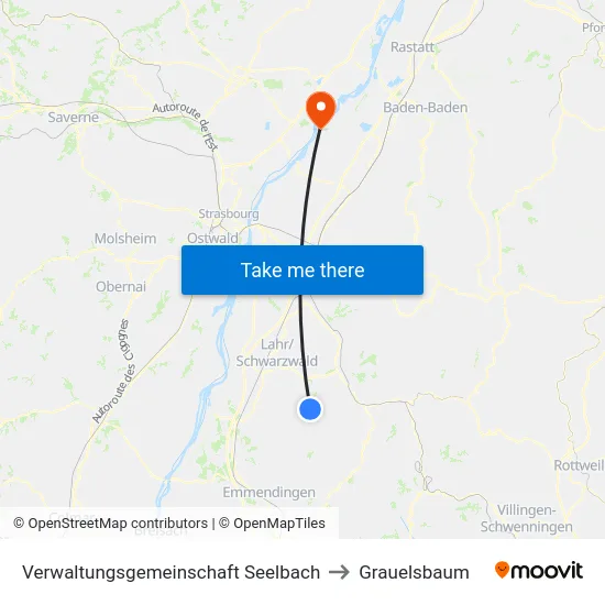 Verwaltungsgemeinschaft Seelbach to Grauelsbaum map
