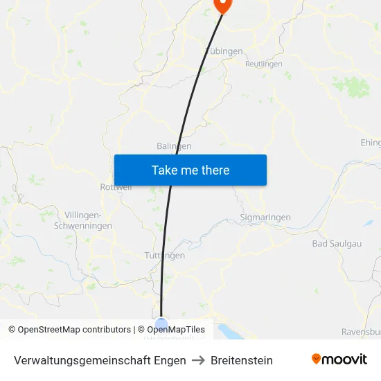 Verwaltungsgemeinschaft Engen to Breitenstein map
