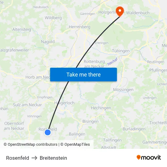 Rosenfeld to Breitenstein map