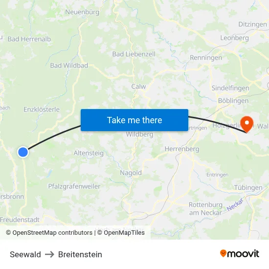 Seewald to Breitenstein map