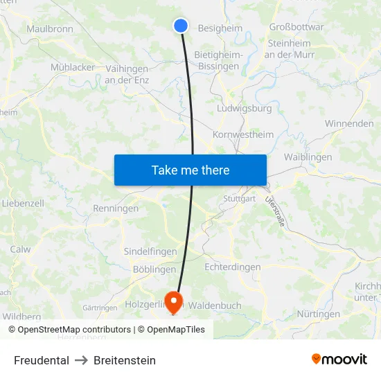 Freudental to Breitenstein map