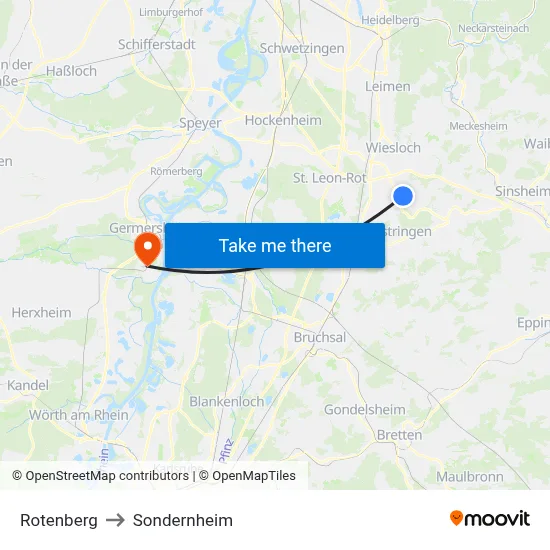 Rotenberg to Sondernheim map