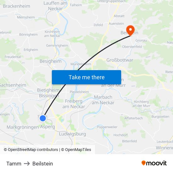 Tamm to Beilstein map