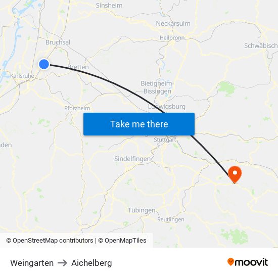 Weingarten to Aichelberg map