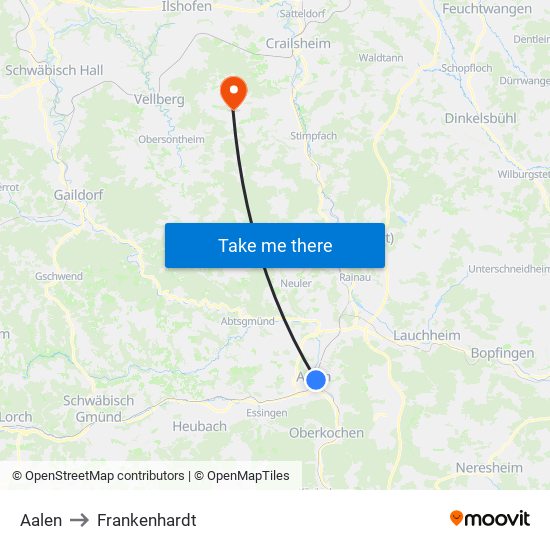 Aalen to Frankenhardt map