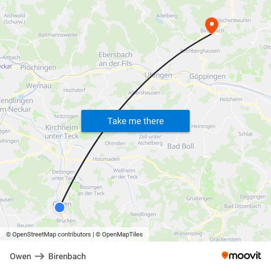 Owen to Birenbach map