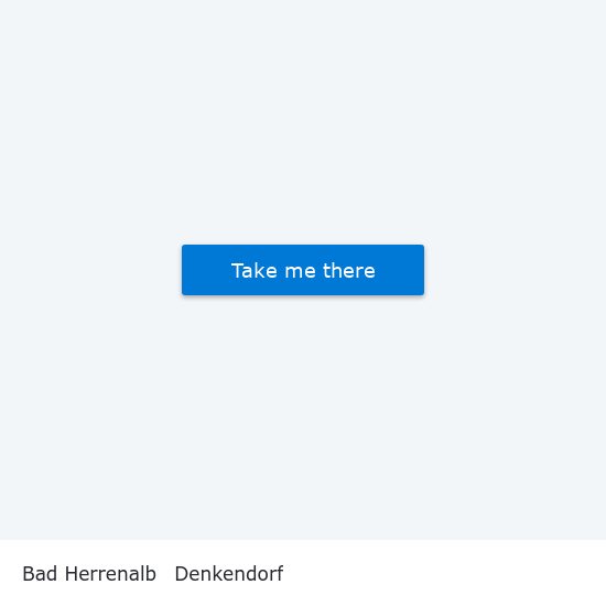 Bad Herrenalb to Denkendorf map