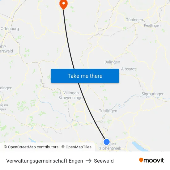 Verwaltungsgemeinschaft Engen to Seewald map
