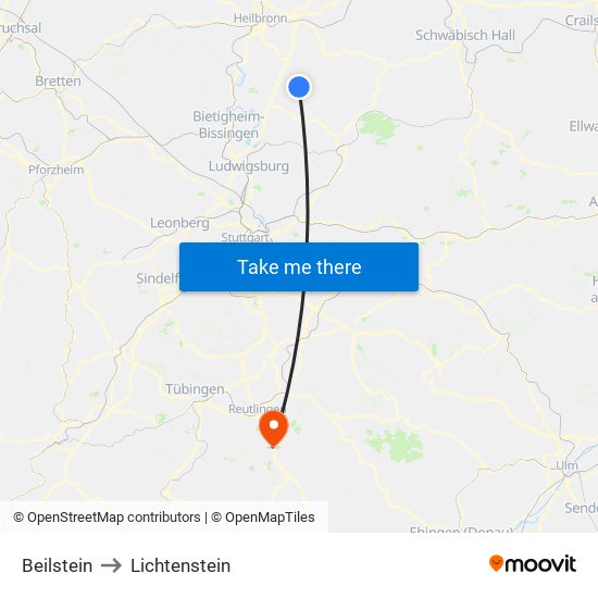 Beilstein to Lichtenstein map