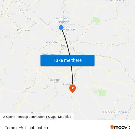 Tamm to Lichtenstein map