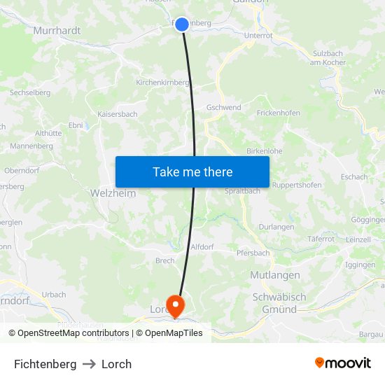 Fichtenberg to Lorch map