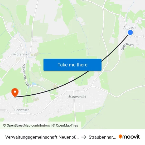 Verwaltungsgemeinschaft Neuenbürg to Straubenhardt map