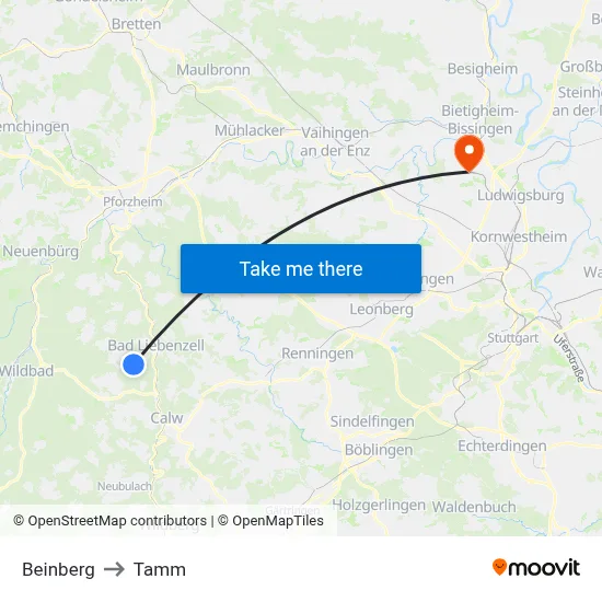 Beinberg to Tamm map