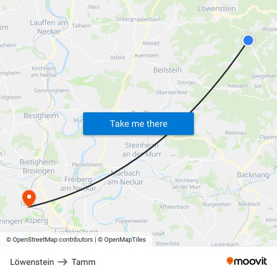 Löwenstein to Tamm map