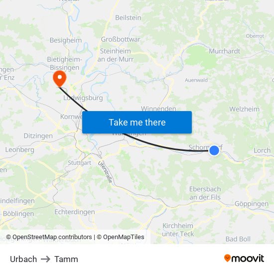 Urbach to Tamm map