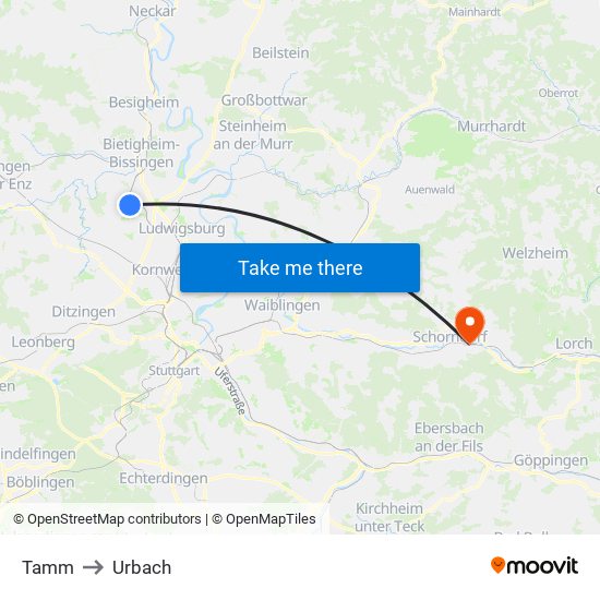 Tamm to Urbach map