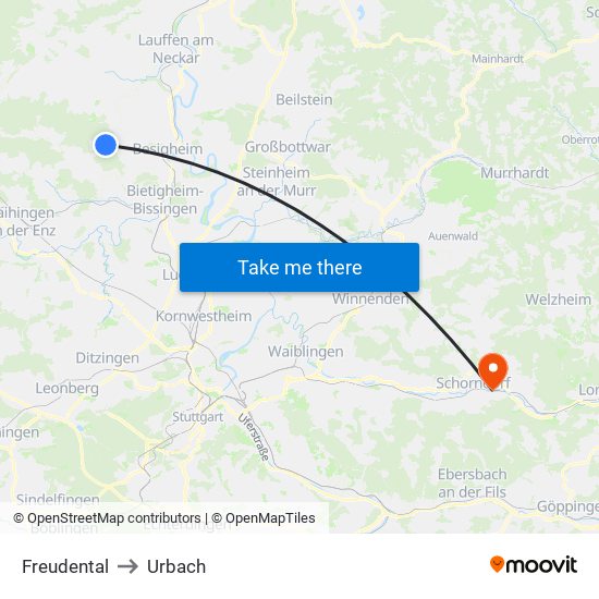 Freudental to Urbach map