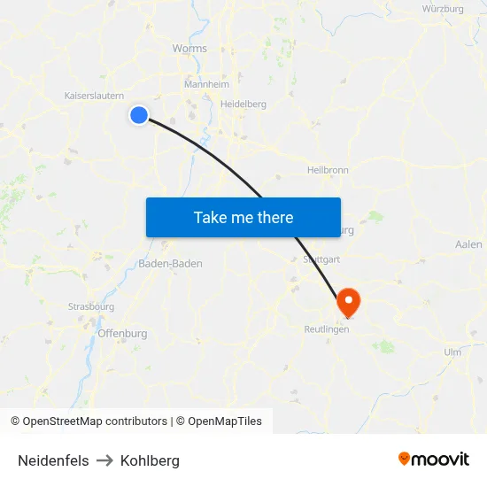 Neidenfels to Kohlberg map