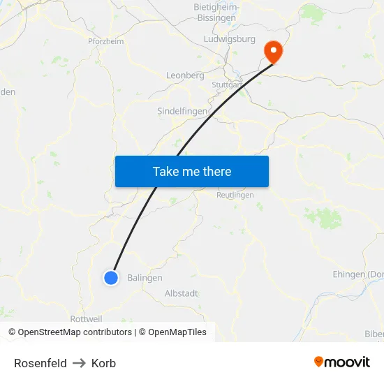 Rosenfeld to Korb map