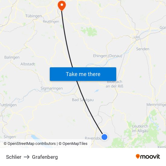 Schlier to Grafenberg map