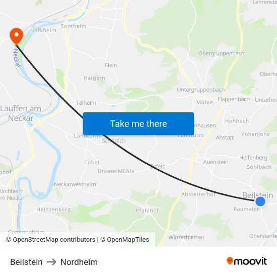 Beilstein to Nordheim map