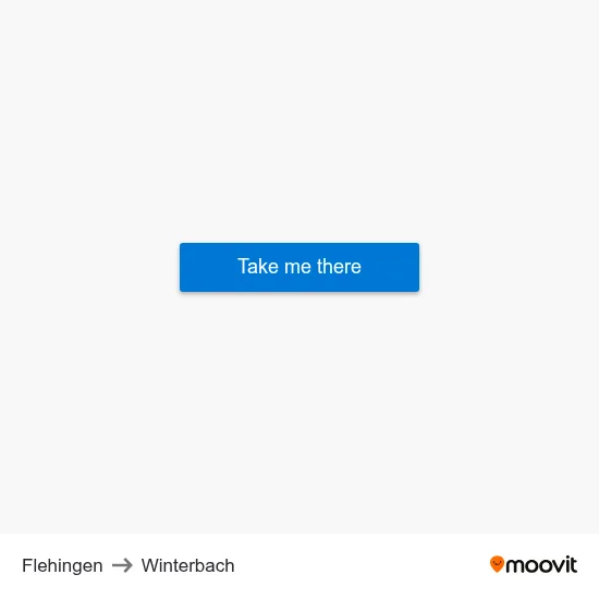 Flehingen to Winterbach map