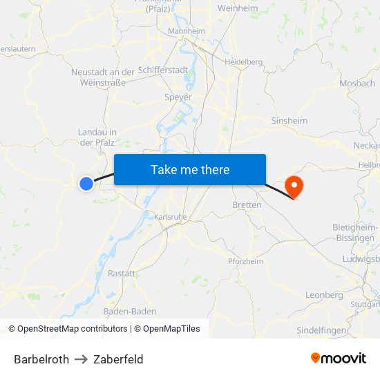 Barbelroth to Zaberfeld map
