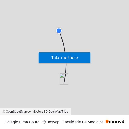 Colégio Lima Couto to Iesvap - Faculdade De Medicina map