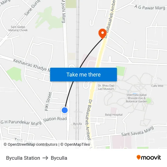 Byculla Station to Byculla map