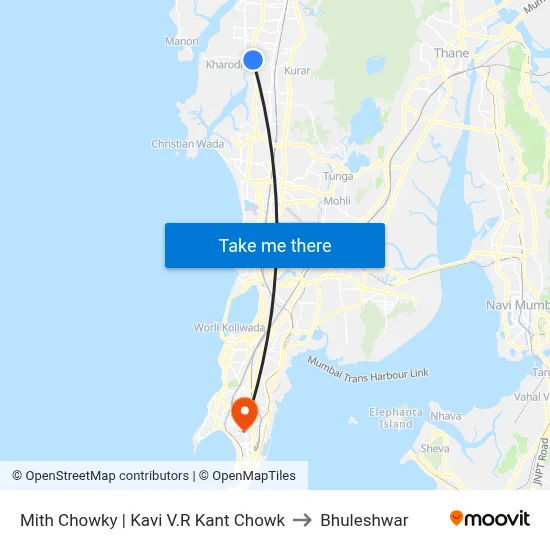 Mith Chowky | Kavi V.R Kant Chowk to Bhuleshwar map