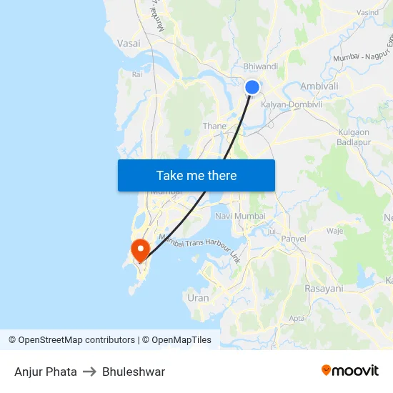 Anjur Phata to Bhuleshwar map